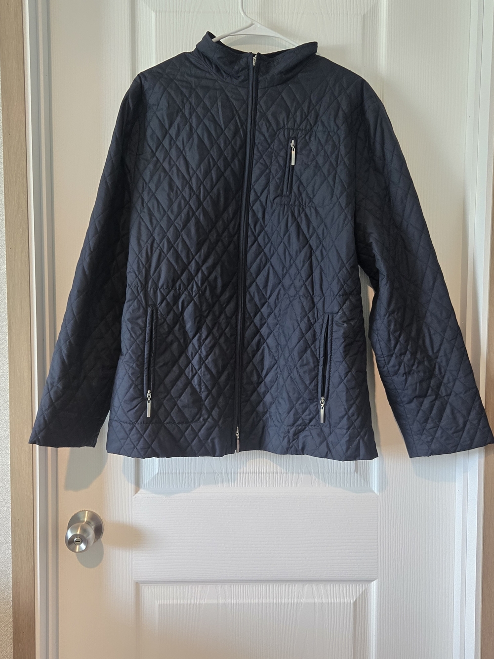 Gerry Weber Navy Quilted Utility Jacket